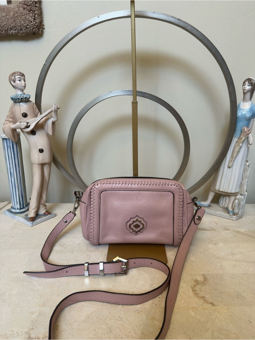 orYANY Pink Leather Crossbody Bag - Women
